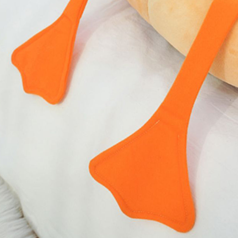 Contemporary Pouf Ottoman Velvet Upholstered Tear Resistant Animal Shape Ottoman