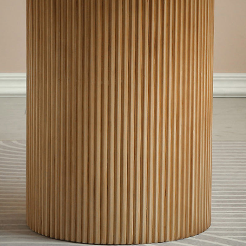 Contemporary Solid Wood Dining Table Round Dining Table for Dining Room
