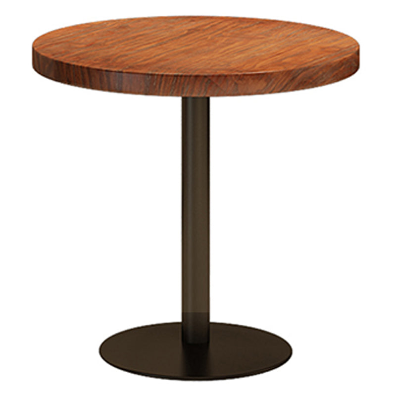 Contemporary Solid Wood Dining Table Round Pedestal Base Dining Table for Home Use