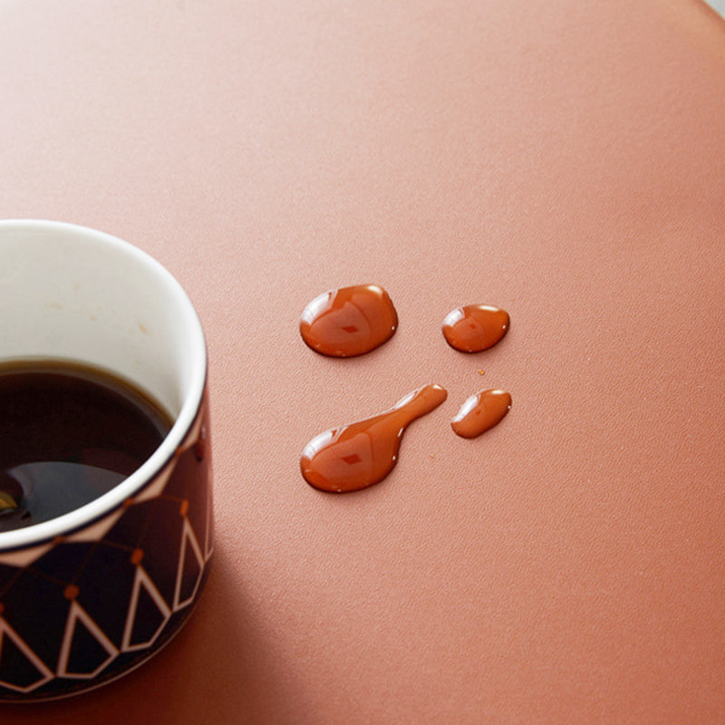 Faux Leather Kitchen Armless Chair Wingback Side Chair in Orange