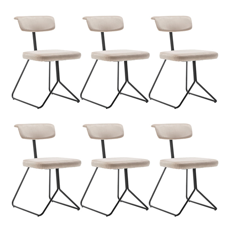 Traditional Upholstered Dining Chairs Kitchen Dining Armless Chair