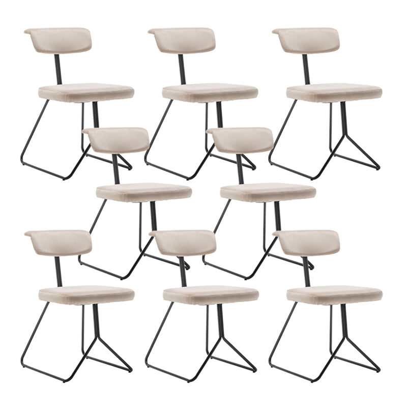 Traditional Upholstered Dining Chairs Kitchen Dining Armless Chair