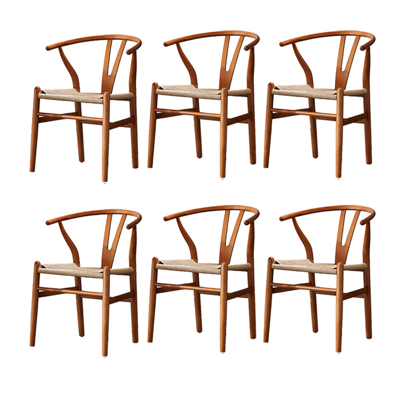Traditional Kitchen Dining Chairs Solid Wood Arm Dining Chairs