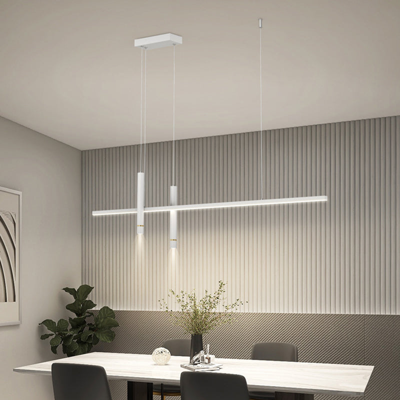 Linear Modern 3 - Light Kitchen Island Fixture Interior LED Ceiling Pendant Lighting
