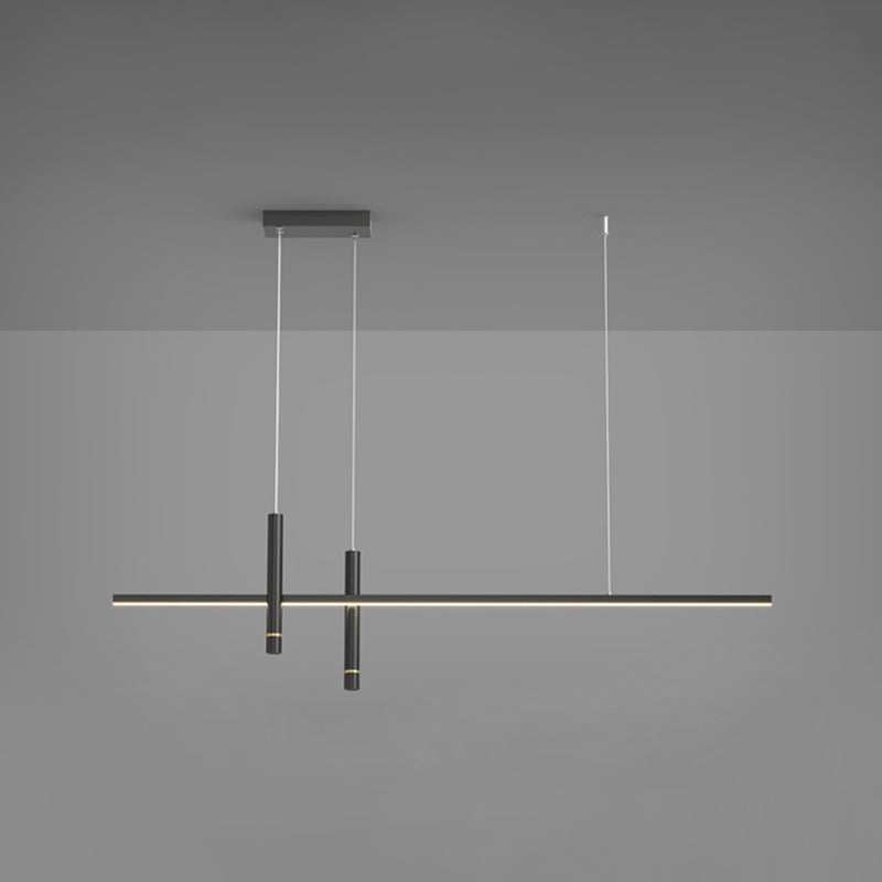 Linear Modern 3 - Light Kitchen Island Fixture Interior LED Ceiling Pendant Lighting