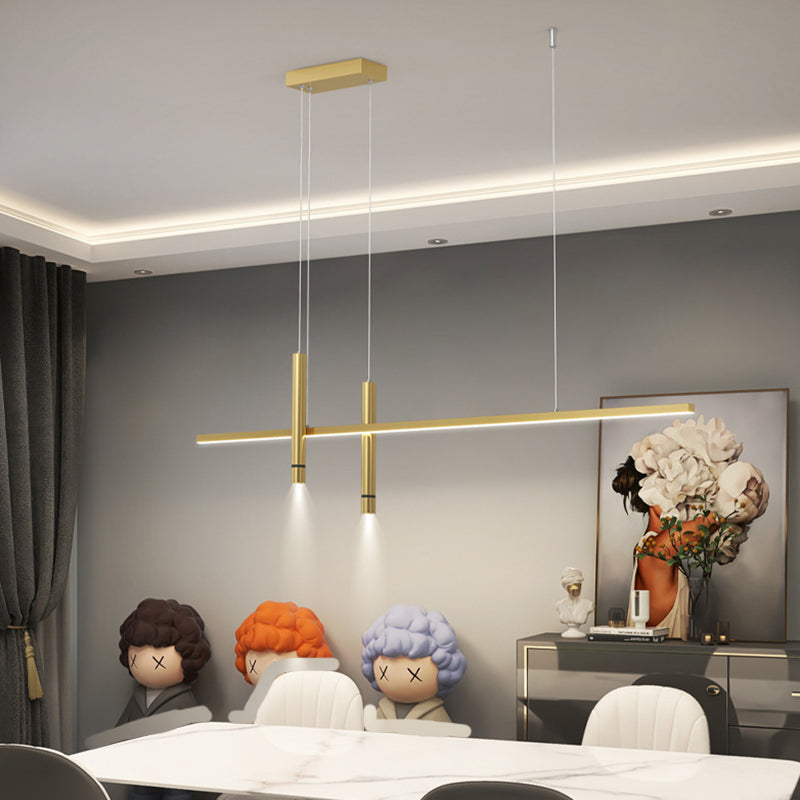 Linear Modern 3 - Light Kitchen Island Fixture Interior LED Ceiling Pendant Lighting