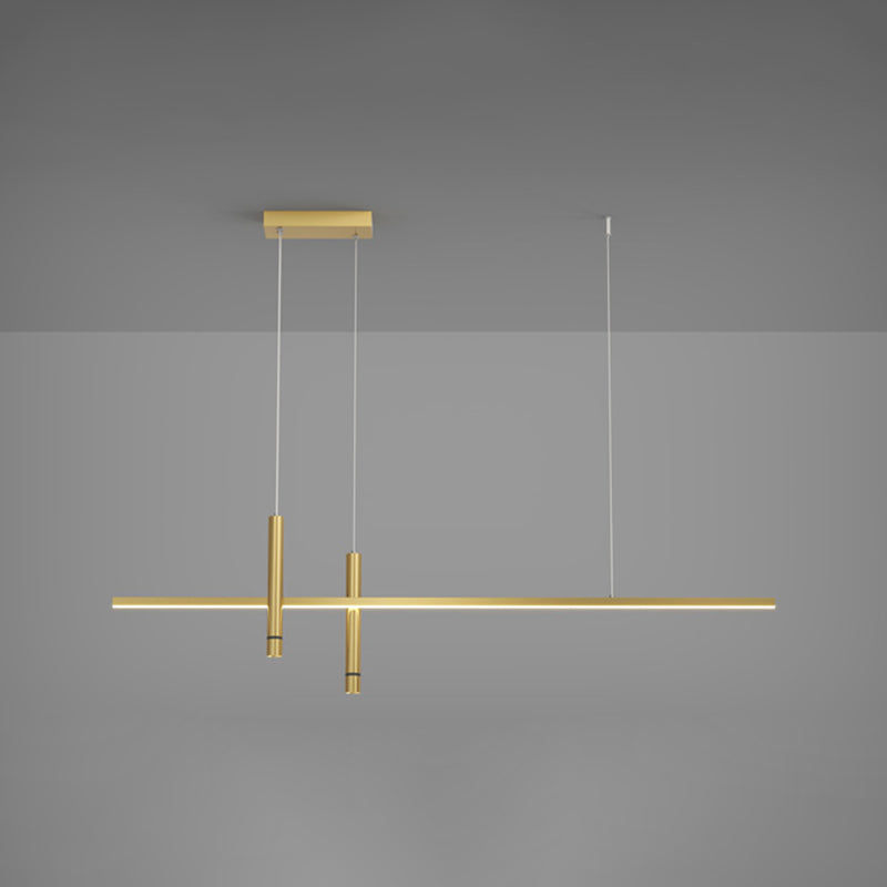 Linear Modern 3 - Light Kitchen Island Fixture Interior LED Ceiling Pendant Lighting
