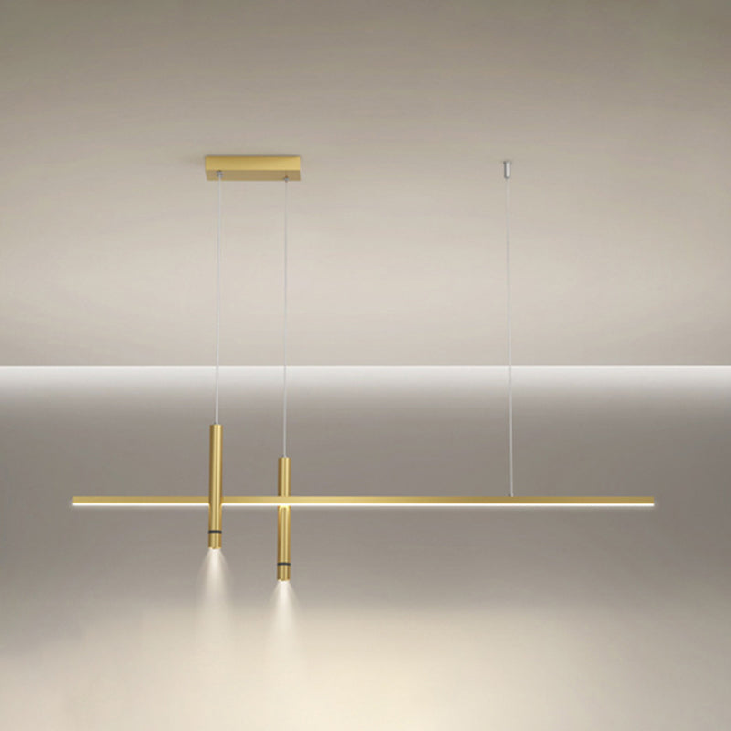Linear Modern 3 - Light Kitchen Island Fixture Interior LED Ceiling Pendant Lighting