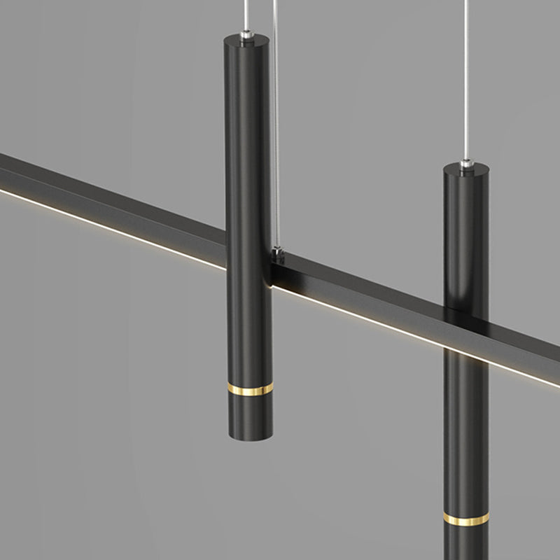 Linear Modern 3 - Light Kitchen Island Fixture Interior LED Ceiling Pendant Lighting
