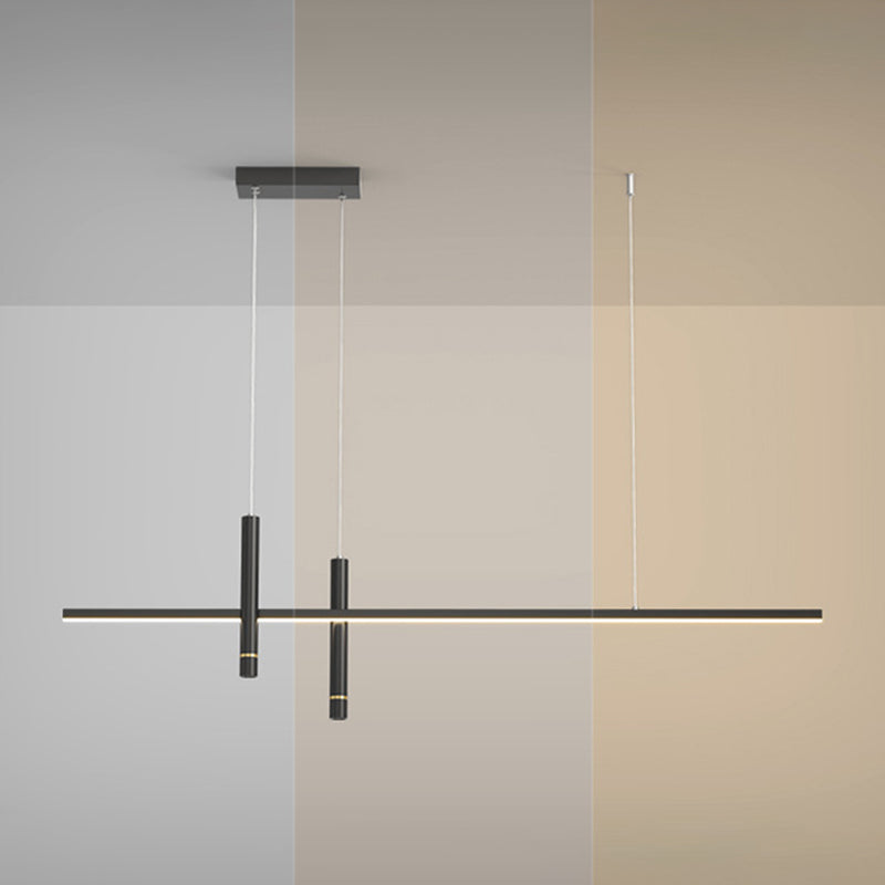Linear Modern 3 - Light Kitchen Island Fixture Interior LED Ceiling Pendant Lighting