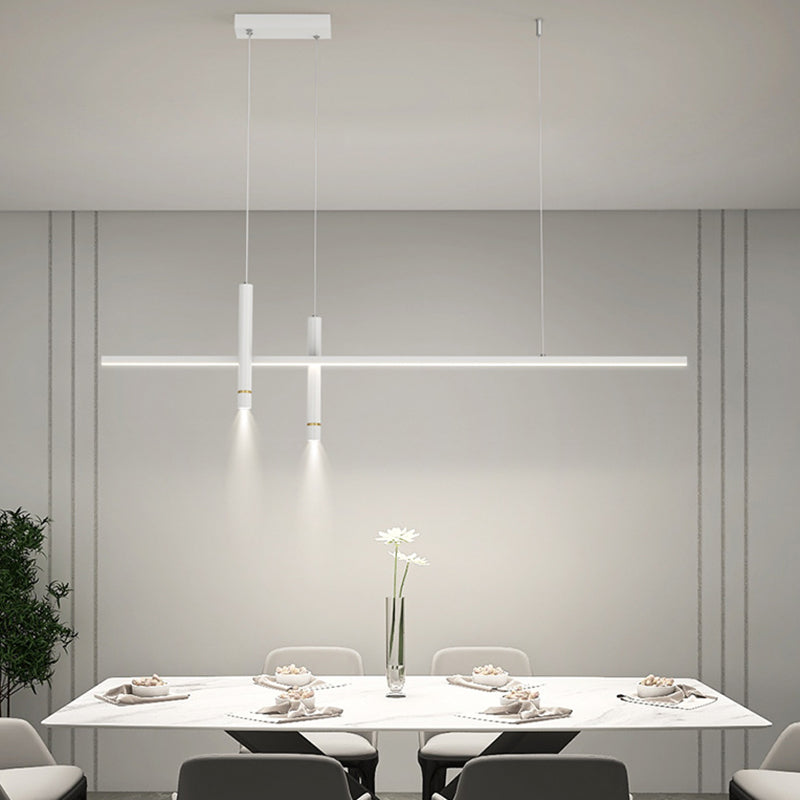 Linear Modern 3 - Light Kitchen Island Fixture Interior LED Ceiling Pendant Lighting