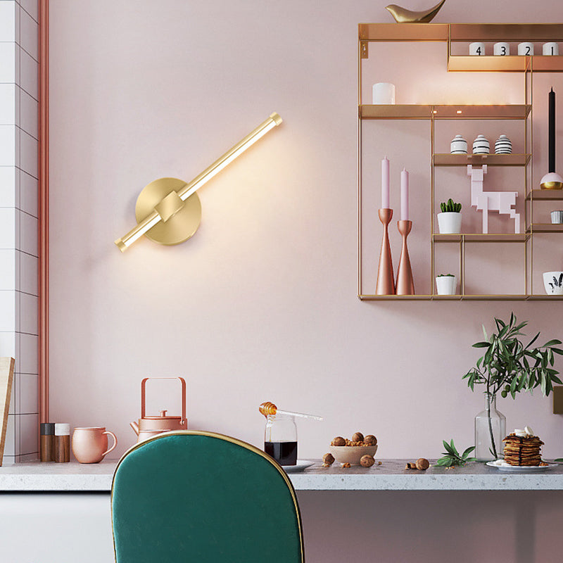 Pivoting Wall Lamps Simplicity Metal 1 Light Wall Light Sconces