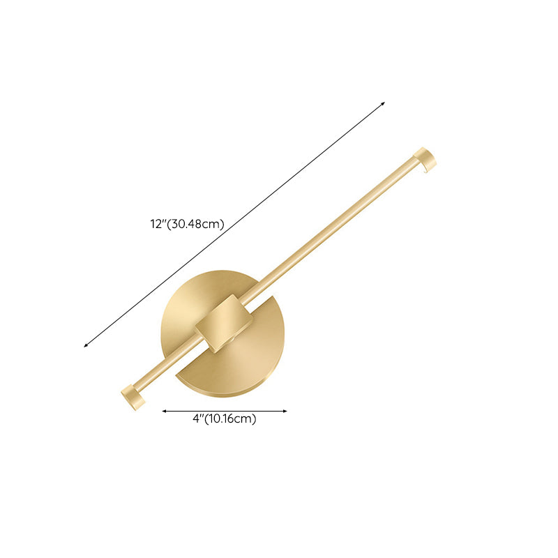 Pivoting Wall Lamps Simplicity Metal 1 Light Wall Light Sconces