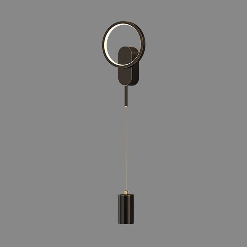 Metal Geometric Wall Sconce Lights Modern 2 Lights Wall Lighting Fixtures