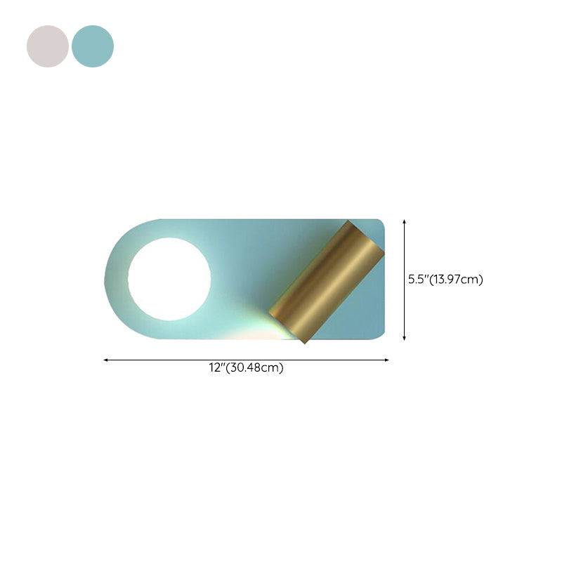 Geometric Wall Sconce Modern Metal 2 Lights Wall Mounted Lights