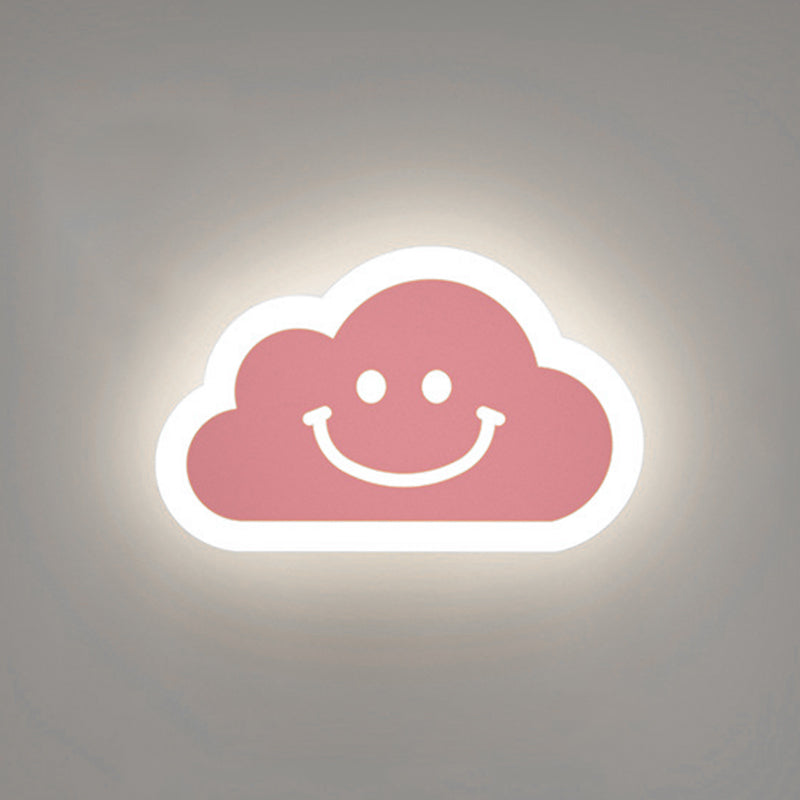 1 Light Regular Wall Lights Modern Metal Wall Lighting Fixtures for Children's Room