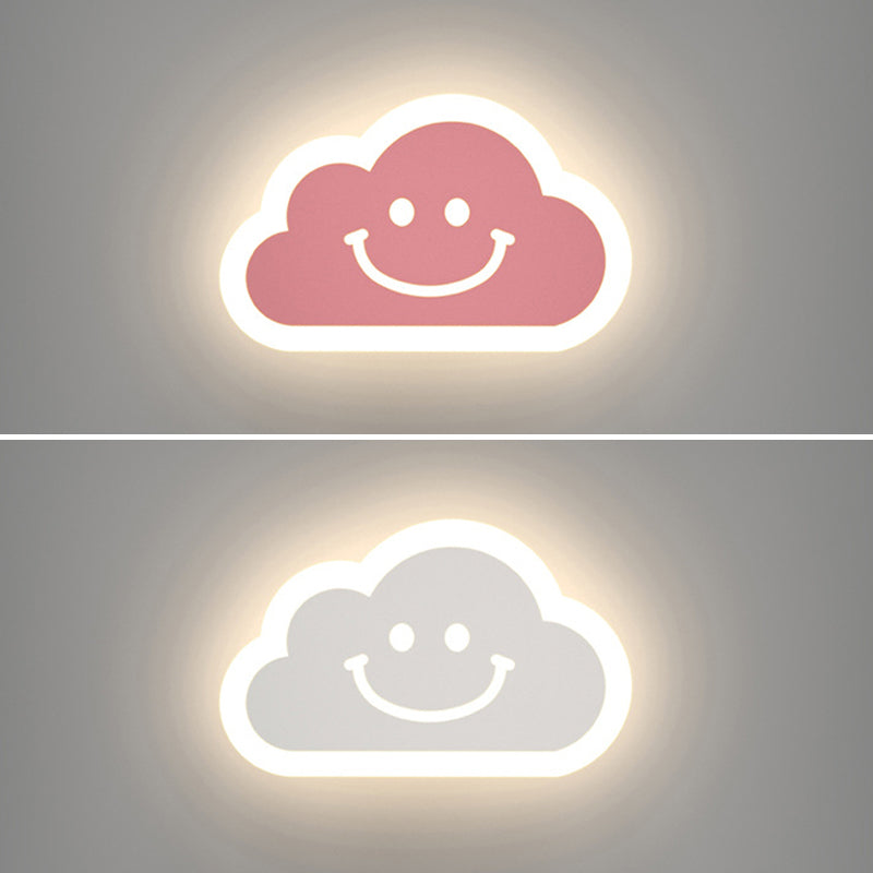 1 Light Regular Wall Lights Modern Metal Wall Lighting Fixtures for Children's Room