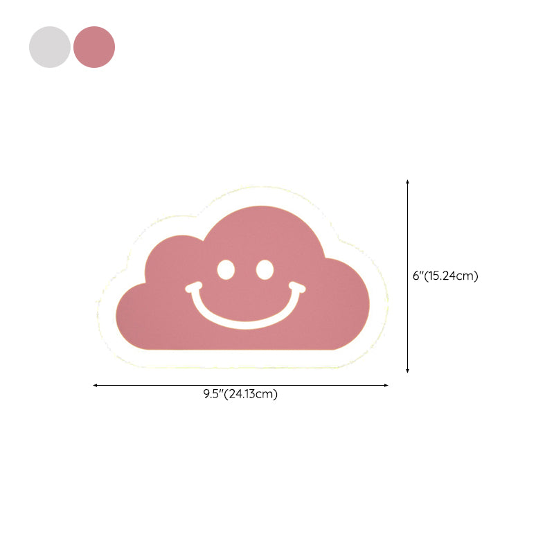 1 Light Regular Wall Lights Modern Metal Wall Lighting Fixtures for Children's Room