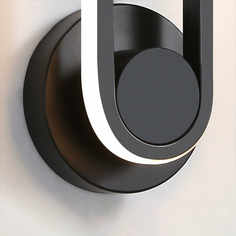 Metal Geometric Wall Sconce Simplicity 1 Light Wall Lighting Fixtures