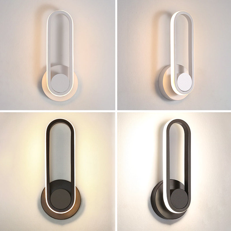 1 Light Geometric Wall Mount Light Fixture Modern Metal Wall Mounted Lights
