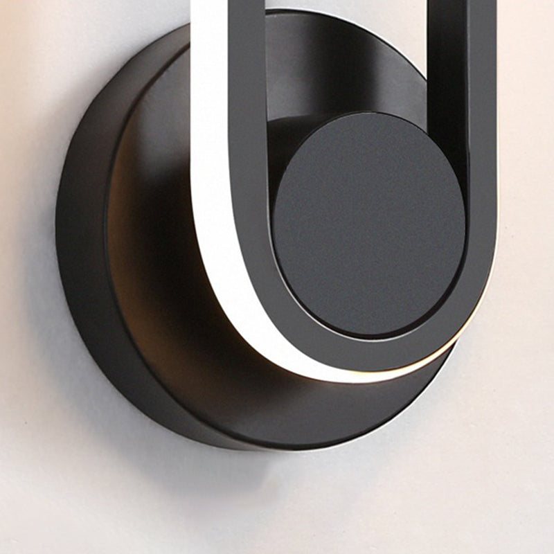 1 Light Geometric Wall Mount Light Fixture Modern Metal Wall Mounted Lights