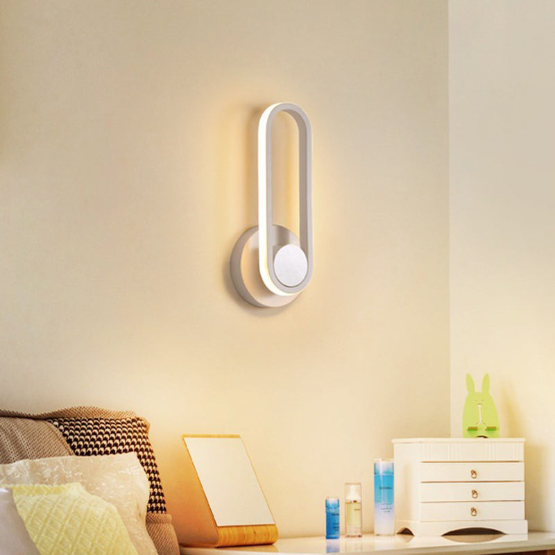 1 Light Geometric Wall Mount Light Fixture Modern Metal Wall Mounted Lights