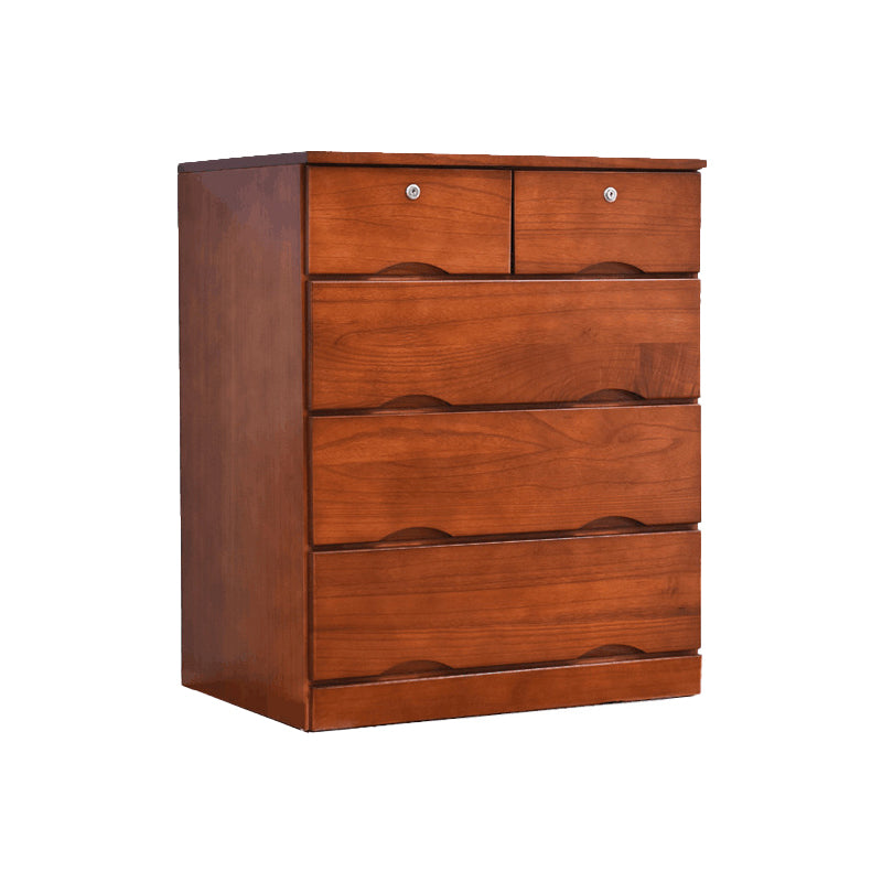 Traditional Solid Wood Storage Chest Soft-Close Drawers Bedroom Dresser