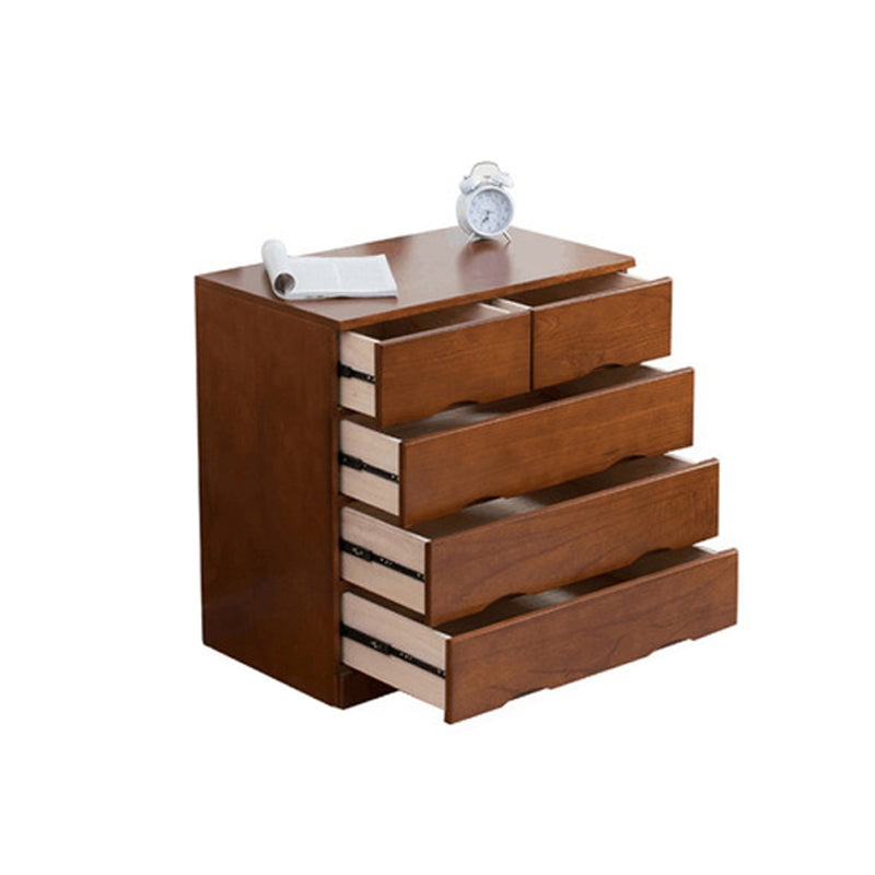 Traditional Solid Wood Storage Chest Soft-Close Drawers Bedroom Dresser