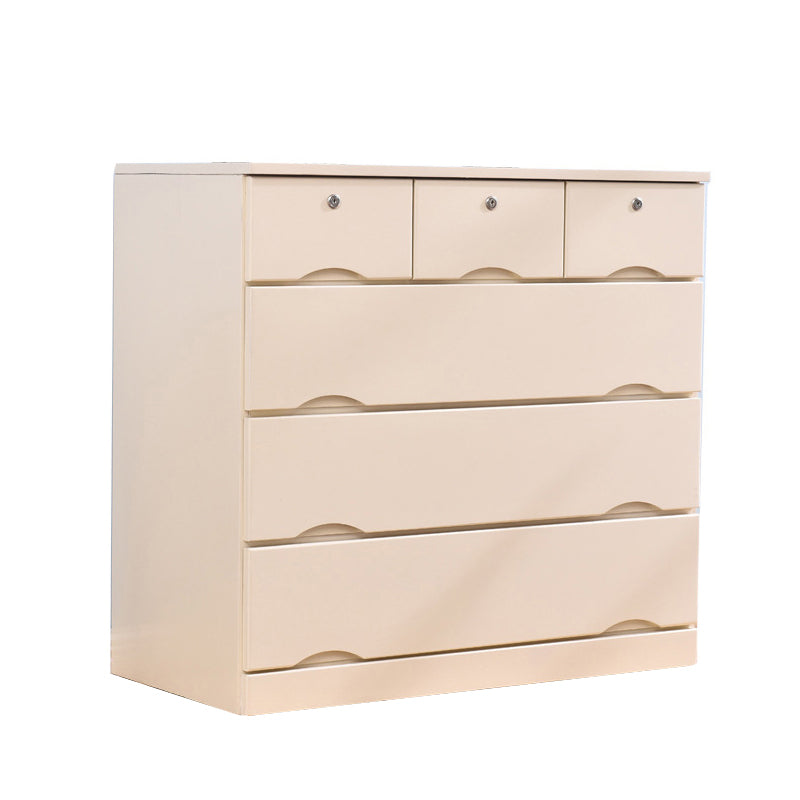 Traditional Solid Wood Storage Chest Soft-Close Drawers Bedroom Dresser