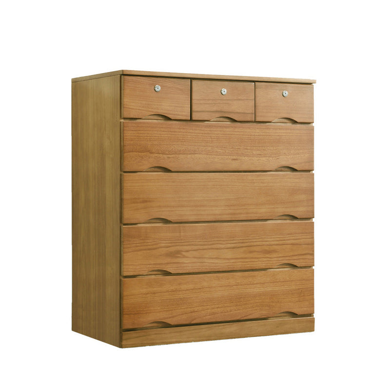 Traditional Solid Wood Storage Chest Soft-Close Drawers Bedroom Dresser