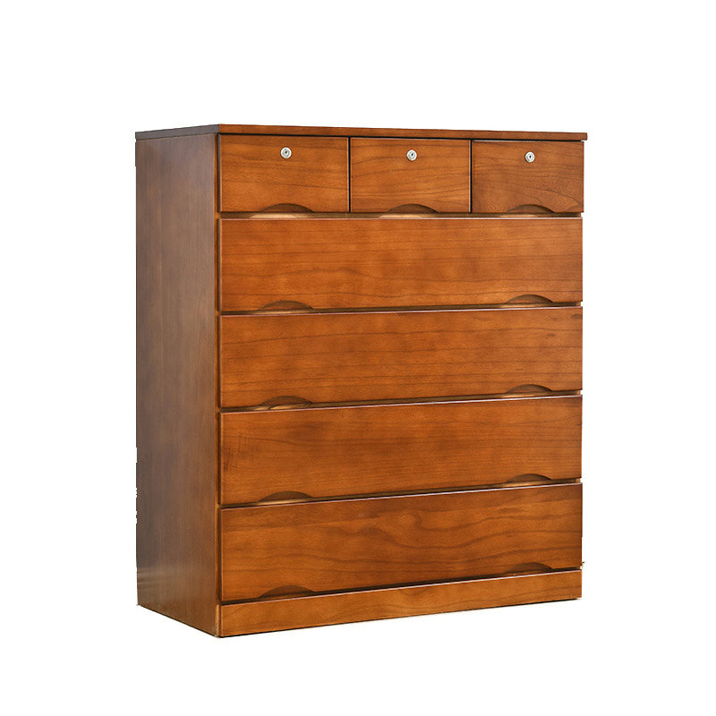 Traditional Solid Wood Storage Chest Soft-Close Drawers Bedroom Dresser