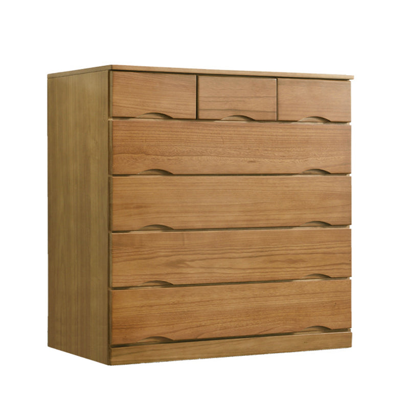 Contemporary Chest Wooden Horizontal Combo Dresser with Drawer