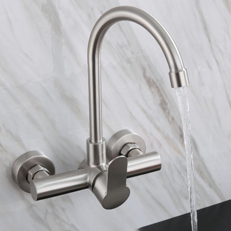 Contemporary 2-Function Kitchen Faucet 1-Handle Faucet with Stainless Steel
