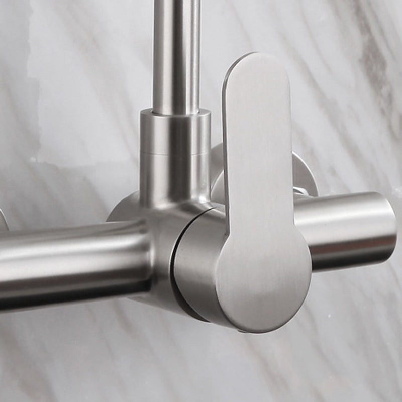 Contemporary 2-Function Kitchen Faucet 1-Handle Faucet with Stainless Steel
