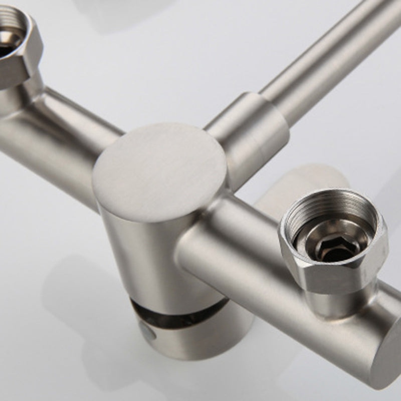 Contemporary 2-Function Kitchen Faucet 1-Handle Faucet with Stainless Steel