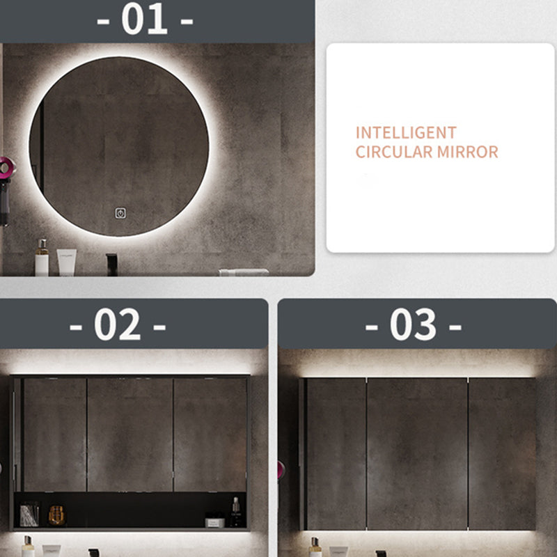 Contemporary Sink Vanity Bathroom Vanity Cabinet with Mirror Cabinet