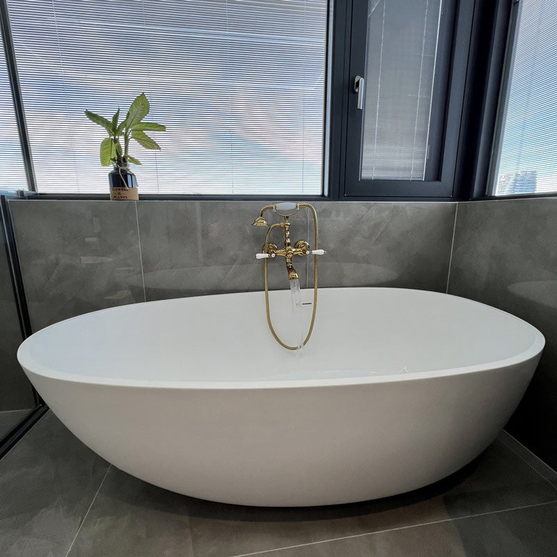Gold and Silver Claw Foot Tub Faucet Wall Mounted 2-Handle Tub Filler with Handheld Shower