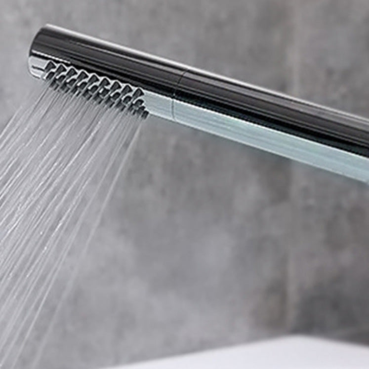 Wall Mounted Tub Faucet 2 Handle Valve Tub Spout Trim with Hand Shower