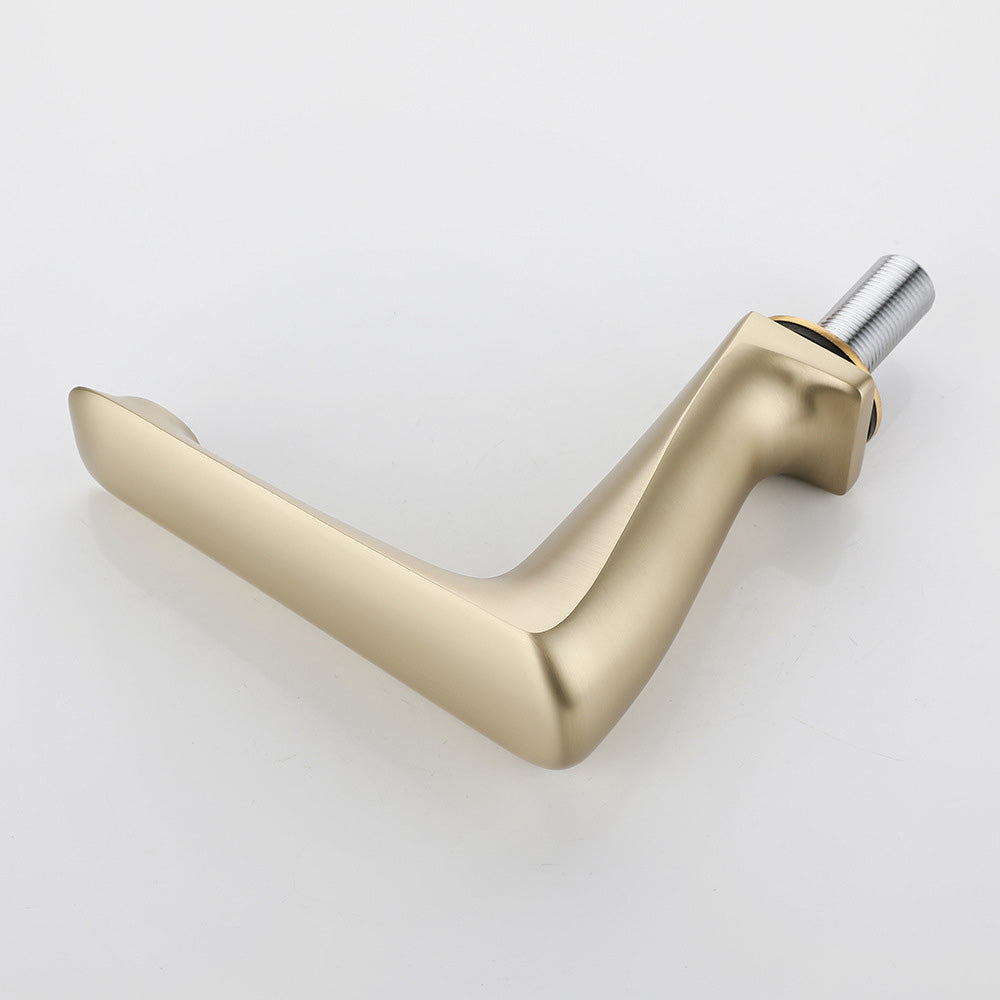 3 Handle Roman Tub Filler Deck Mounted Bathtub Faucet with Handshower