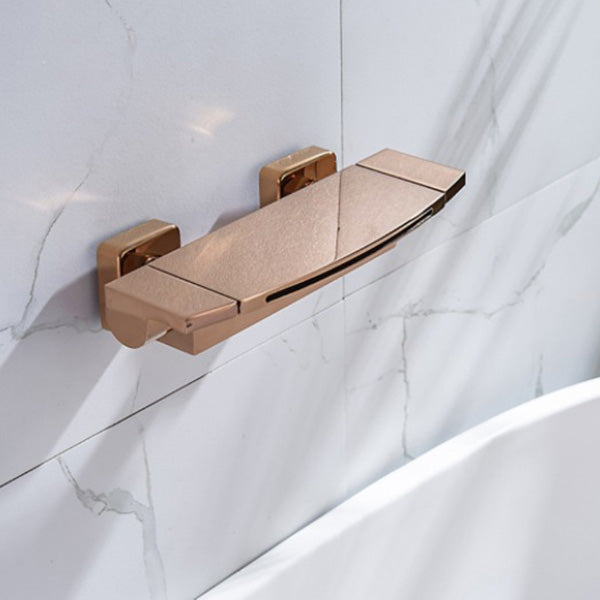 Wall Mount Tub Faucet One Handle Waterfall Tub Spout Trim with Knob