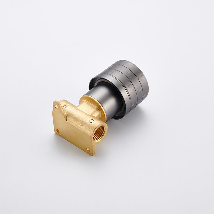 Floor Mounted Freestanding Tub Filler 1-Handle High Arc Tub Faucet