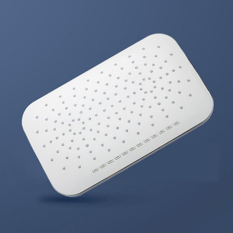 Wall Mounted Swivel Shower Trim Brass 2 Shower Heads Shower Set