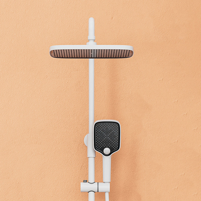 Modern Square Swivel Shower Metal Shower Head Shower Faucet on Wall