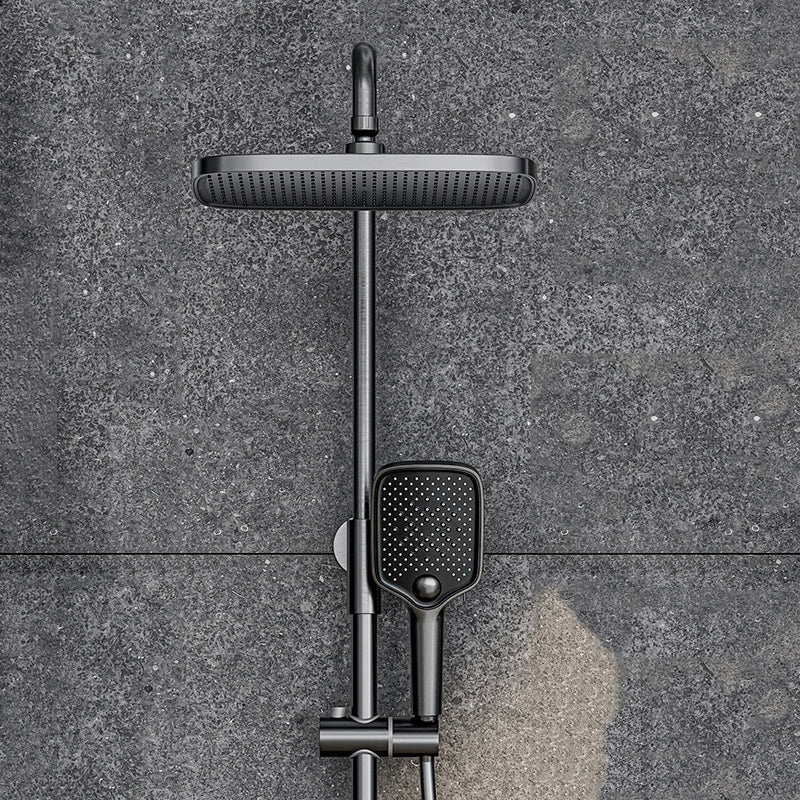 Modern Square Swivel Shower Metal Shower Head Shower Faucet on Wall