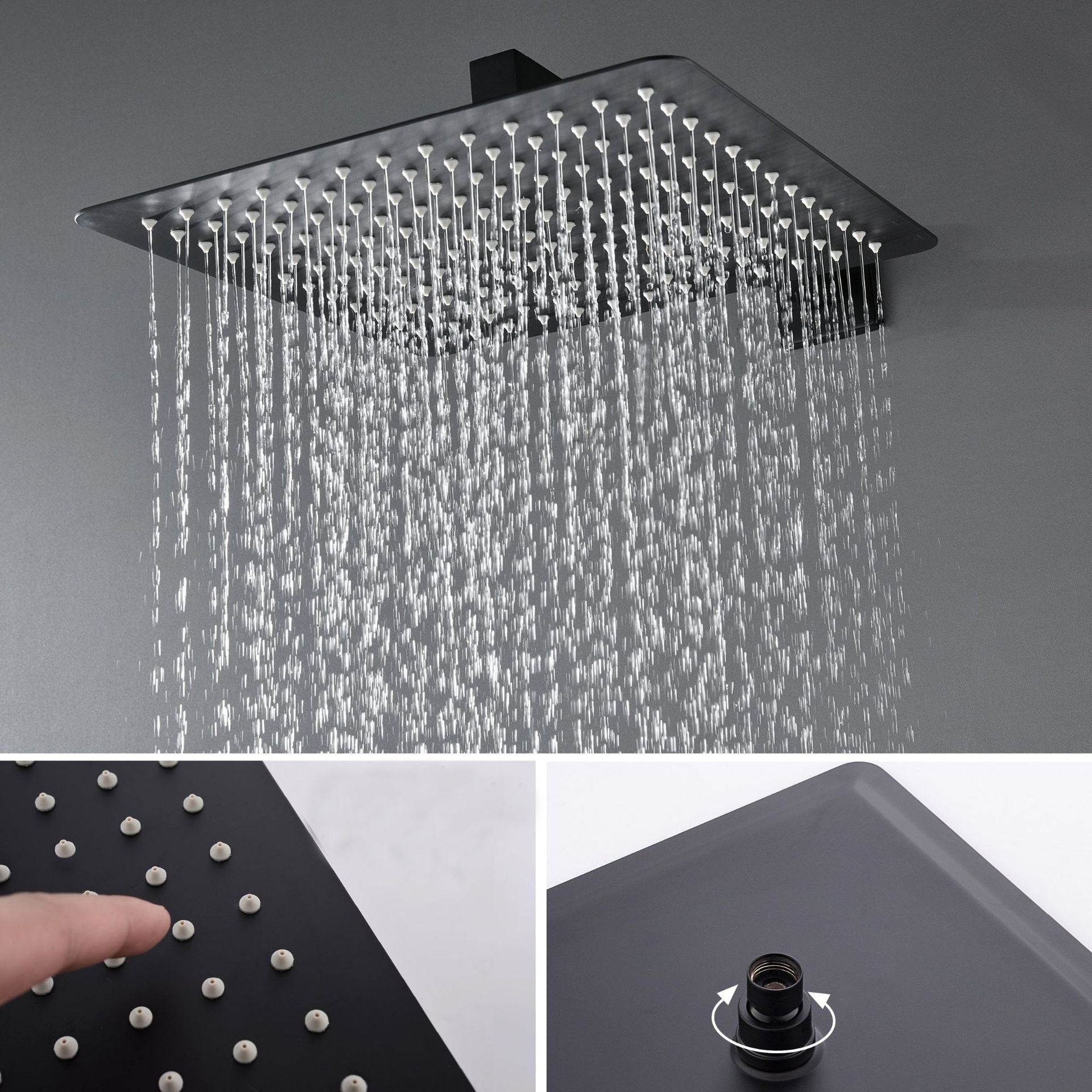 Modern Style Shower System Ceiling Mounted Spot Resist Handle Lever Shower System