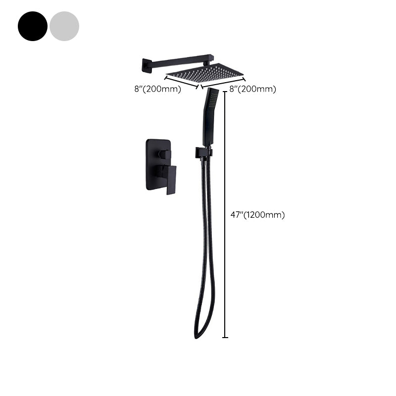 Modern Style Shower System Ceiling Mounted Spot Resist Handle Lever Shower System