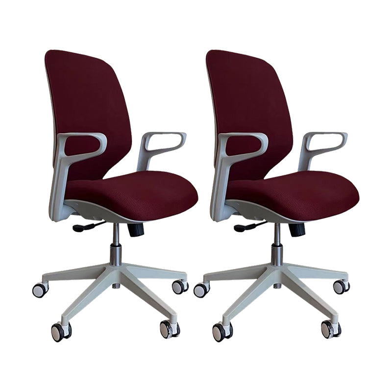 Contemporary Adjustable Microfiber Swivel Chair Conference High Back Office Chair