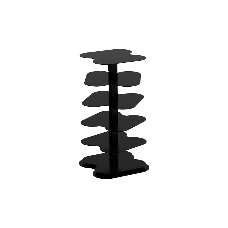 Urban Open Bookcase Metal Vertical Bookshelf for Living Room