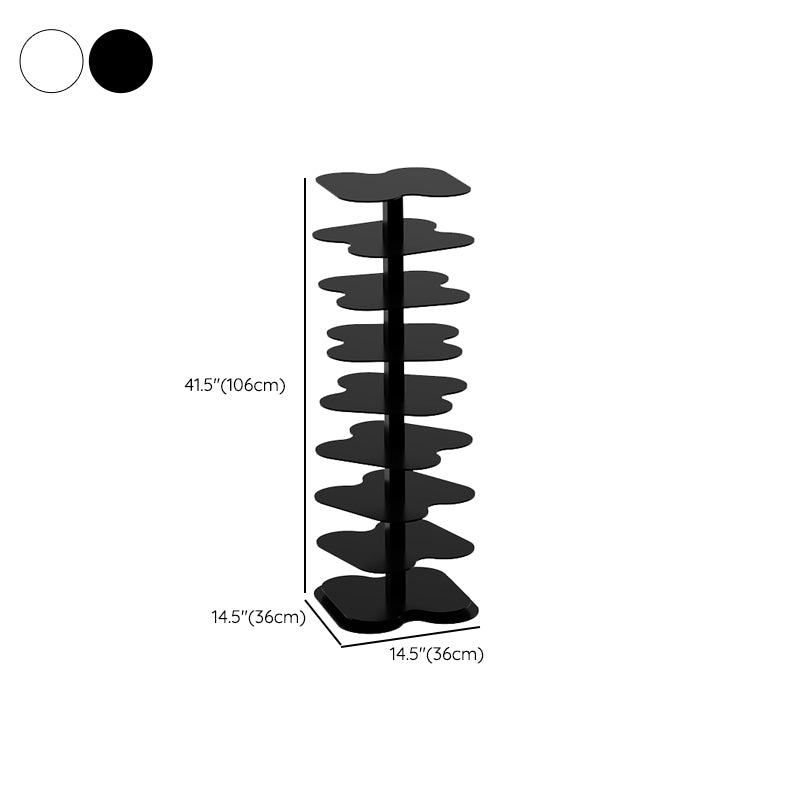 Urban Open Bookcase Metal Vertical Bookshelf for Living Room