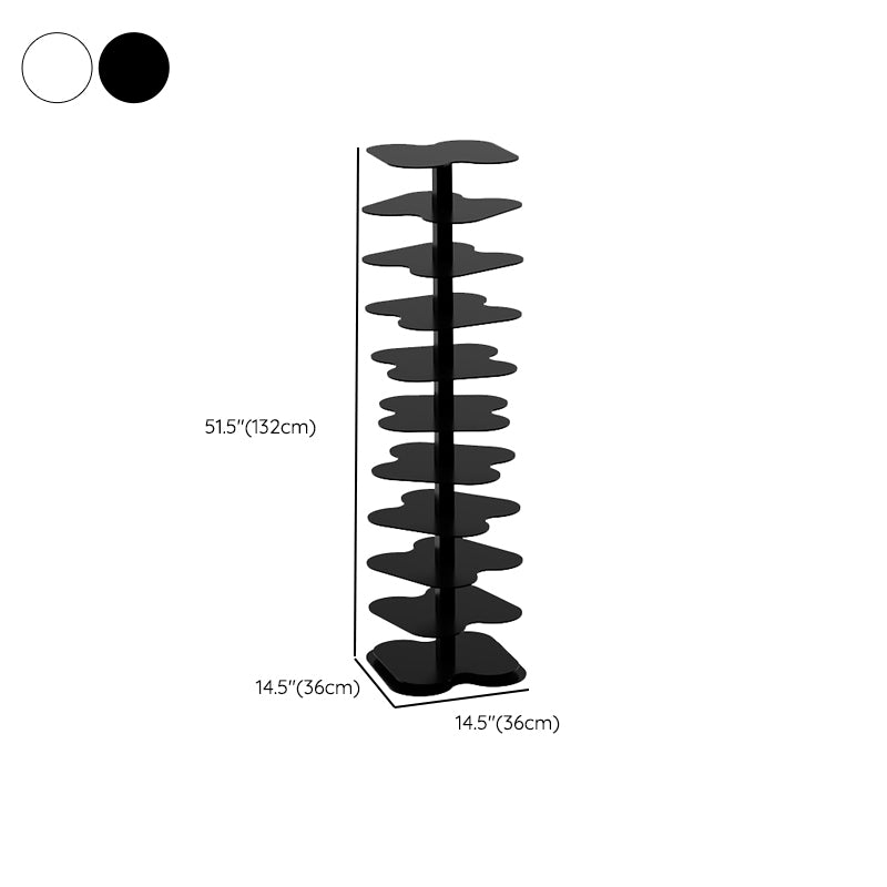 Urban Open Bookcase Metal Vertical Bookshelf for Living Room